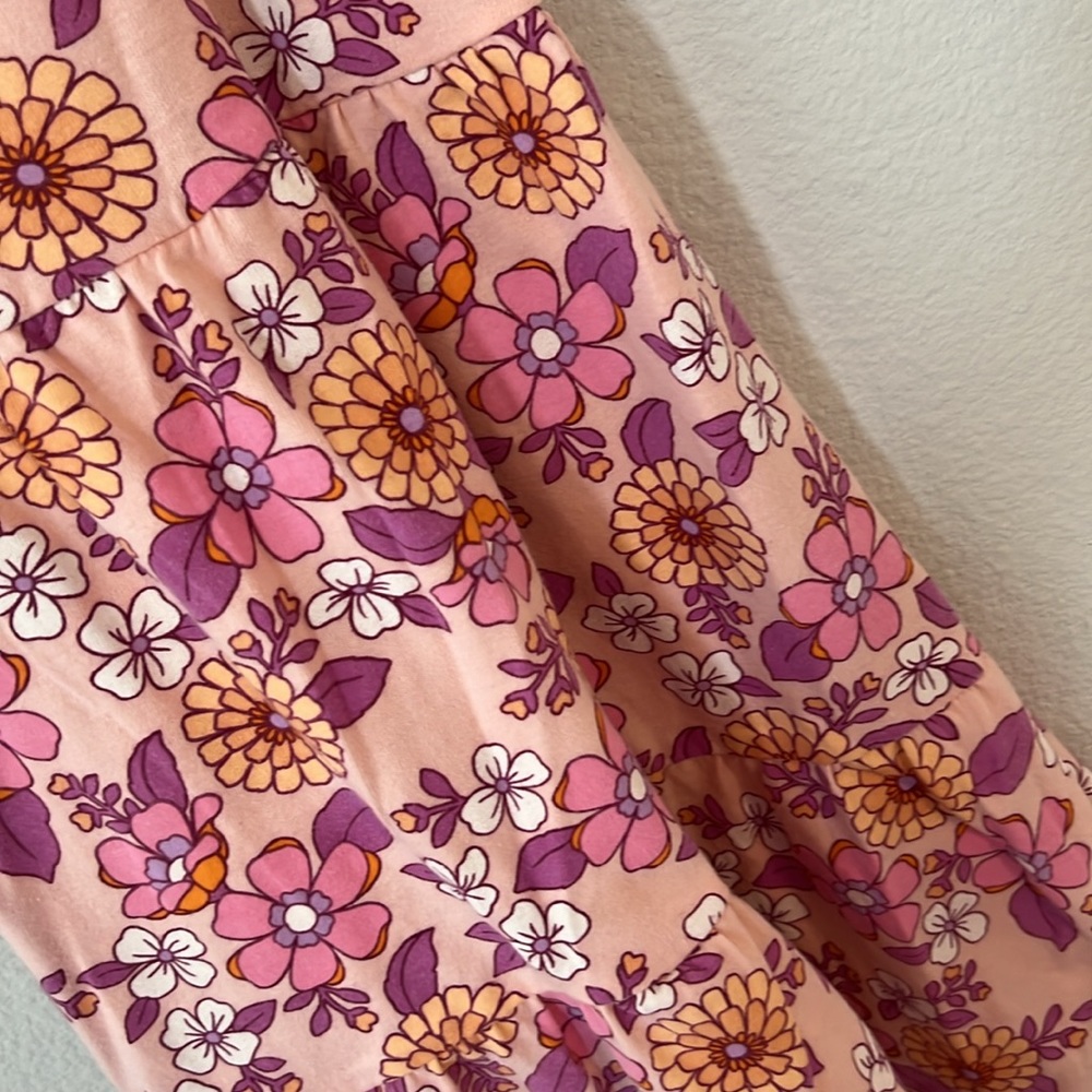 Girls Cat & Jack Floral Dress - XL 14 - Picture 3 of 7